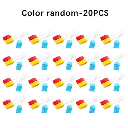 Cuttable BBQ Grill Mesh Mat Liner, Round or Rectangular - Color random-20PCS