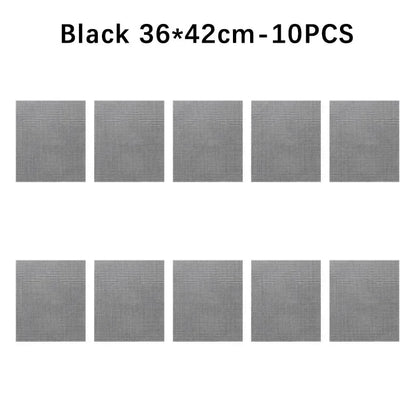 Cuttable BBQ Grill Mesh Mat Liner, Round or Rectangular - Quadrate A-10PCS