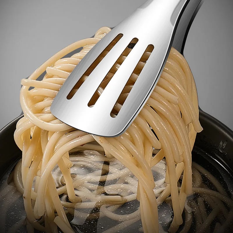 304 Stainless Steel Food Tongs for BBQ, Grilling and Kitchen Use, S/M/L