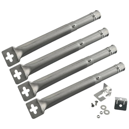 Adjustable Stainless Steel BBQ Tube Burners 30-45cm, 25.4mm, 4 Pack