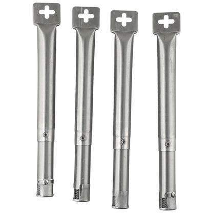 Adjustable Stainless Steel BBQ Tube Burners 30-45cm, 25.4mm, 4 Pack
