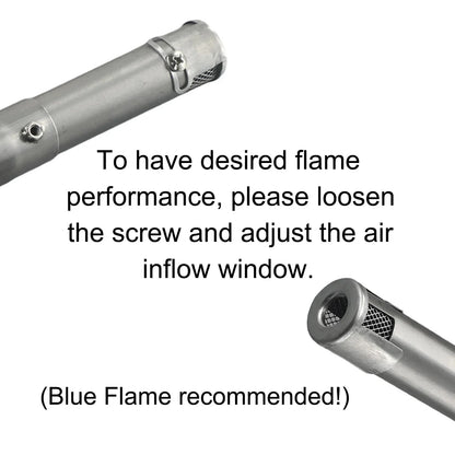 Adjustable Stainless Steel BBQ Tube Burners 30-45cm, 25.4mm, 4 Pack