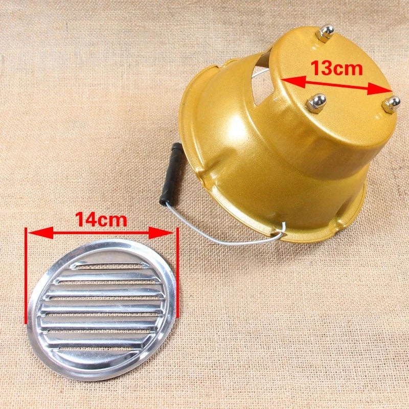 Mini Charcoal BBQ Grill, Iron Japanese-Style Outdoor Stove, 20cm