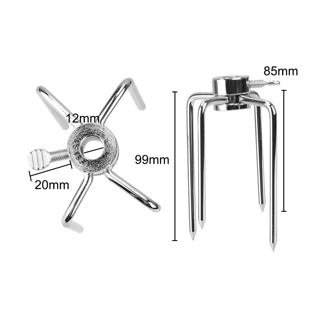 Rotisserie BBQ Forks 2-Piece Stainless Steel Meat Fork Set