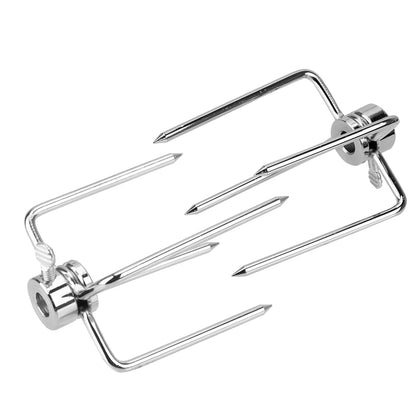 Rotisserie BBQ Forks 2-Piece Stainless Steel Meat Fork Set