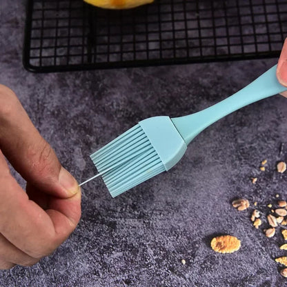 Rubber BBQ Basting Brush for Sauces, Marinades and Baking, 4 Colours