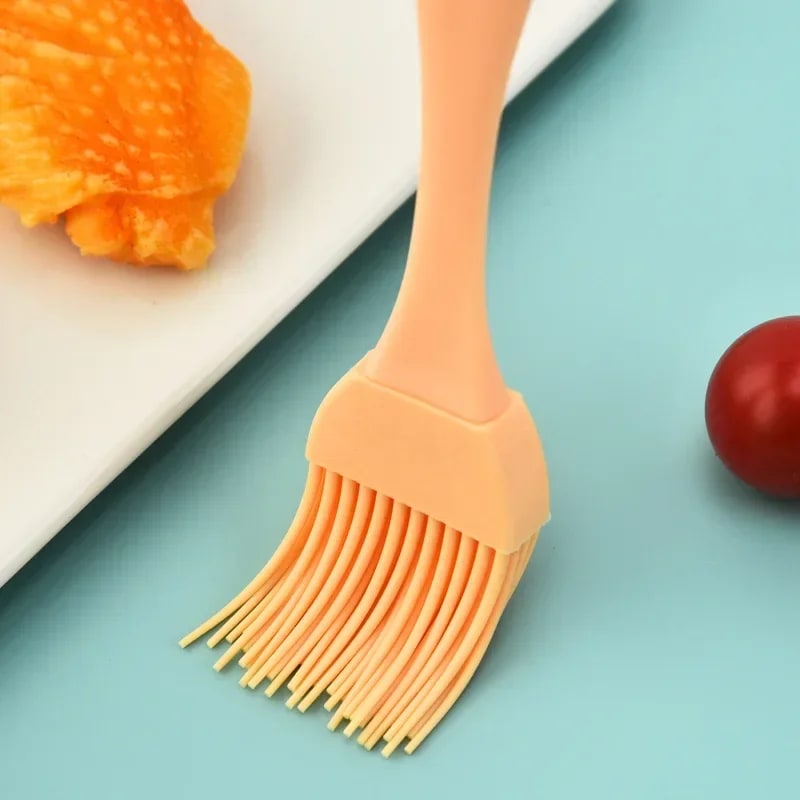 Rubber BBQ Basting Brush for Sauces, Marinades and Baking, 4 Colours