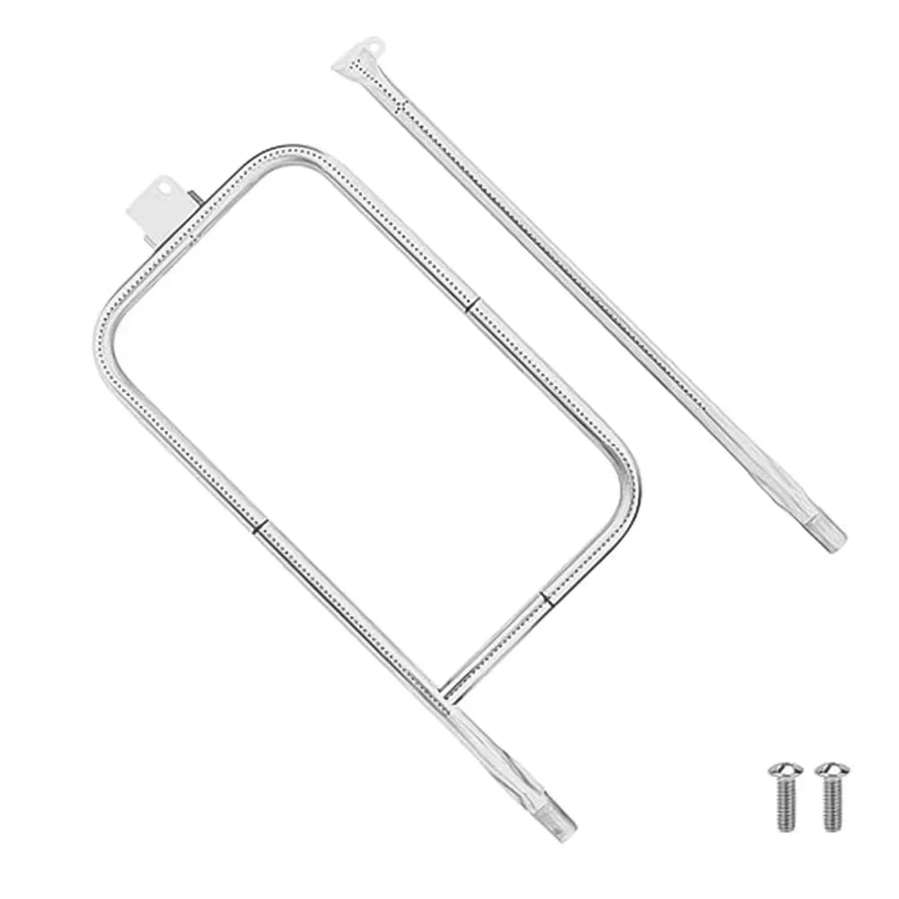 Curved 304 Stainless Steel Burner for Weber Q300, Q320, Q3000 & Q3200 Gas Grills - A