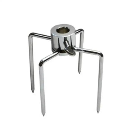 Stainless Steel Rotisserie BBQ Fork Skewer Attachment, Silver, 145 x 85 x 105mm