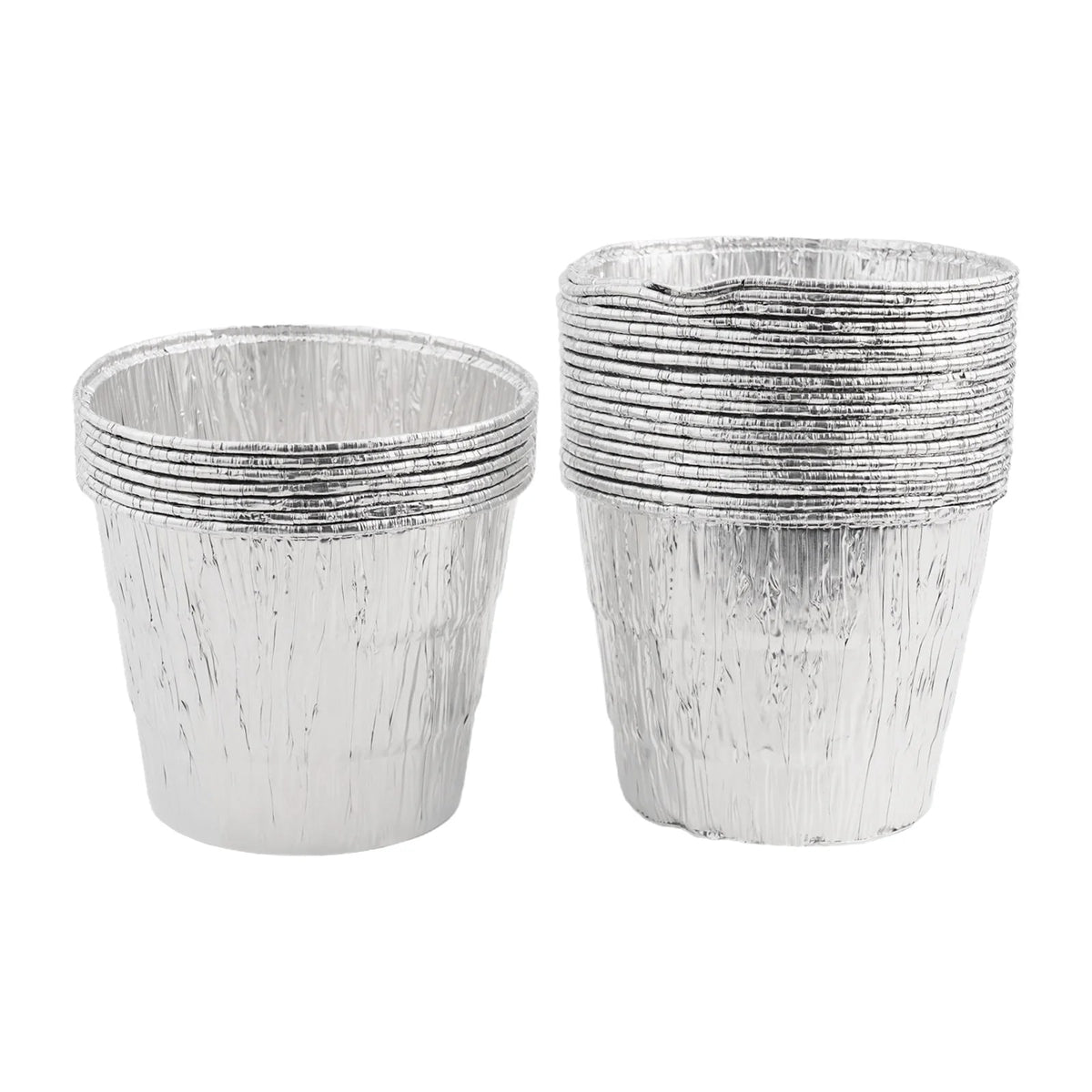 LEENKEA BBQ Grease Drip Bucket Inserts, Tin Foil, 25 Pack