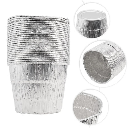 LEENKEA BBQ Grease Drip Bucket Inserts, Tin Foil, 25 Pack