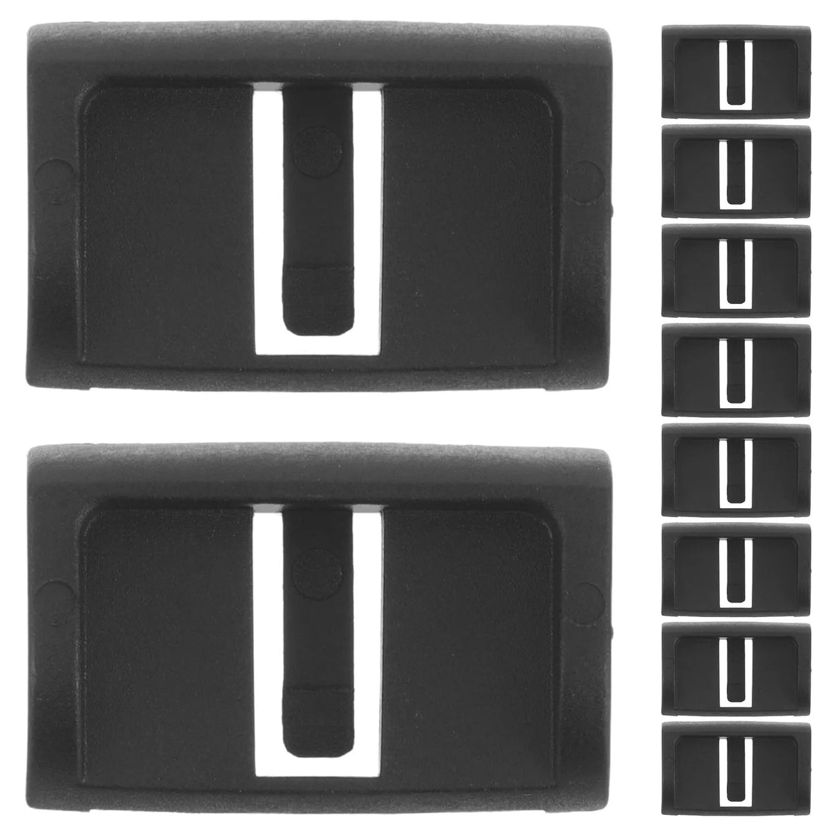 10 Pack Black Plastic BBQ Grill Damper Handles, Heat-Resistant Vent Knobs