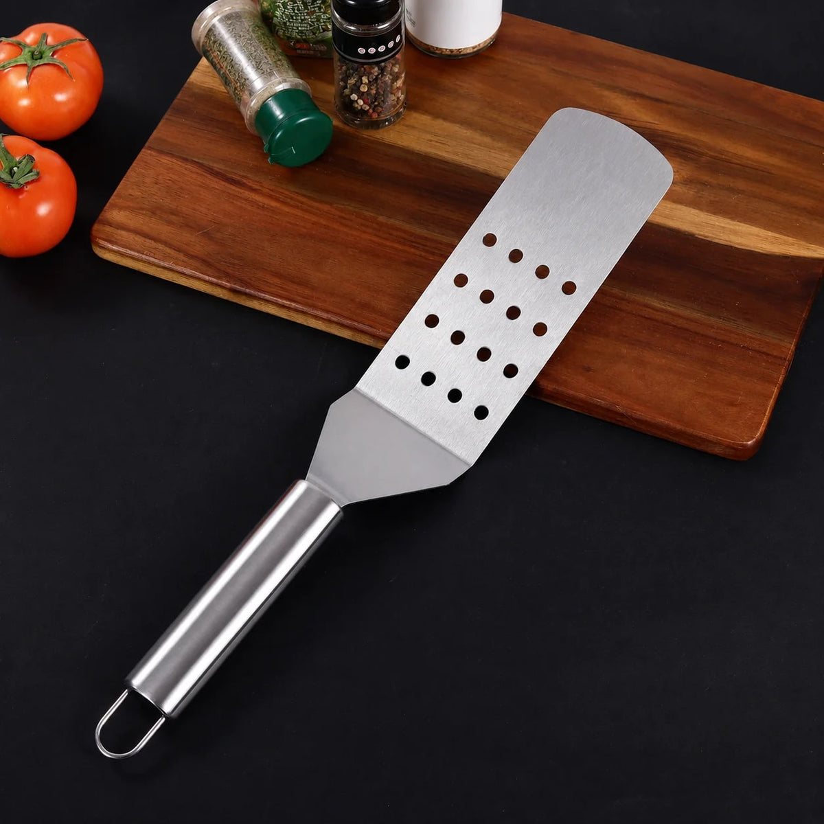 Stainless Steel Spatula Turner for BBQ, Frying and Steak, 39cm