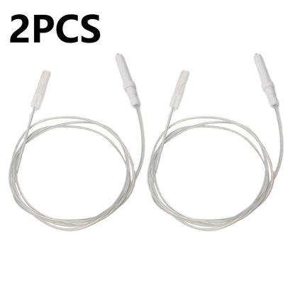 Gas Hob Igniter Electrodes, 2 Pack, Ceramic, 900mm Cable, 35/40/45mm