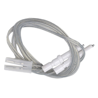Gas Hob Igniter Electrodes, 2 Pack, Ceramic, 900mm Cable, 35/40/45mm