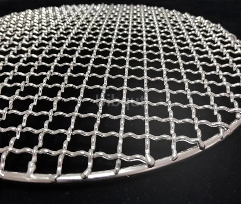 Round BBQ Grill Mesh, 304 Stainless Steel, 10-50cm Size Options