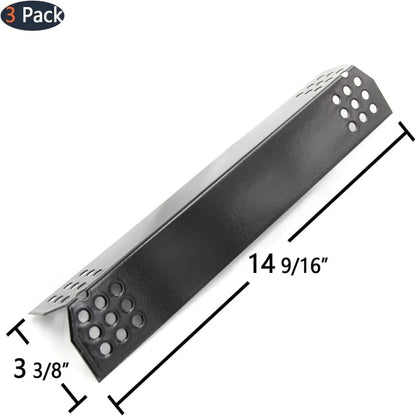 Enamel BBQ Heat Plate Replacement Flame Shield, 37cm x 8.5cm