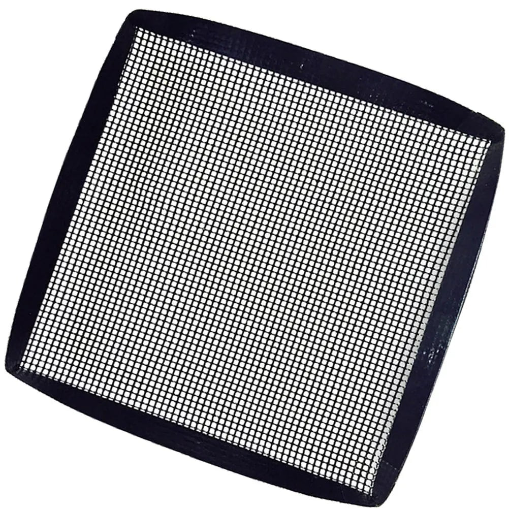 Reusable Plastic BBQ Grill Mesh Mat 30 x 30 cm for Outdoor Grilling