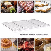 Stainless Steel Cooling Rack for Baking, Roasting, Grilling and BBQ, 5 Sizes