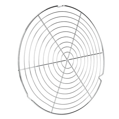 32.5cm Stainless Steel Round Wire BBQ Grill, Steaming and Cooling Rack