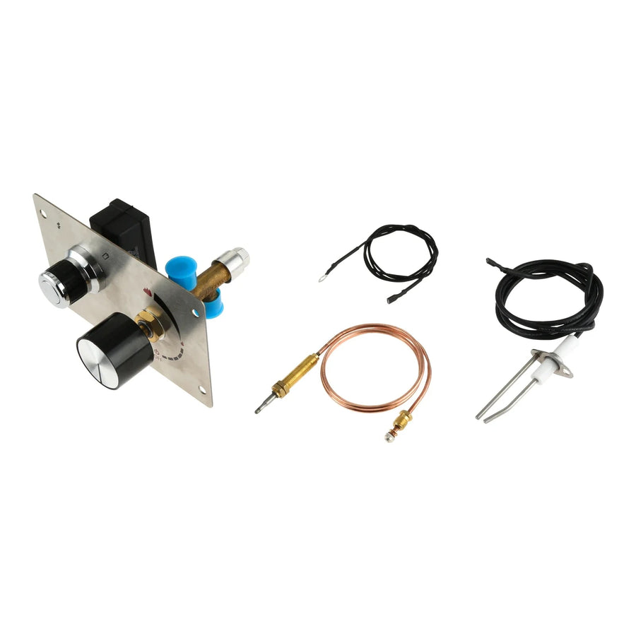 bbqdeals Flat Panel Gas Fire Pit Control System with 3/8in Male Flare