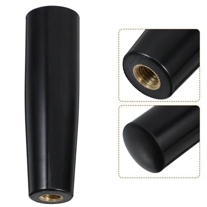 Bakelite BBQ Rotisserie Handle with Copper Thread, Black, 10cm
