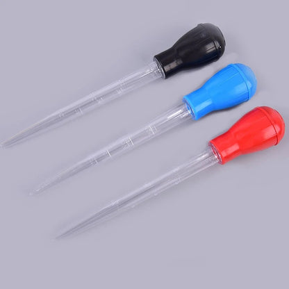 HUXUAN Turkey & Chicken Baster, 28cm 30ml Plastic & Rubber BBQ Gravy Syringe
