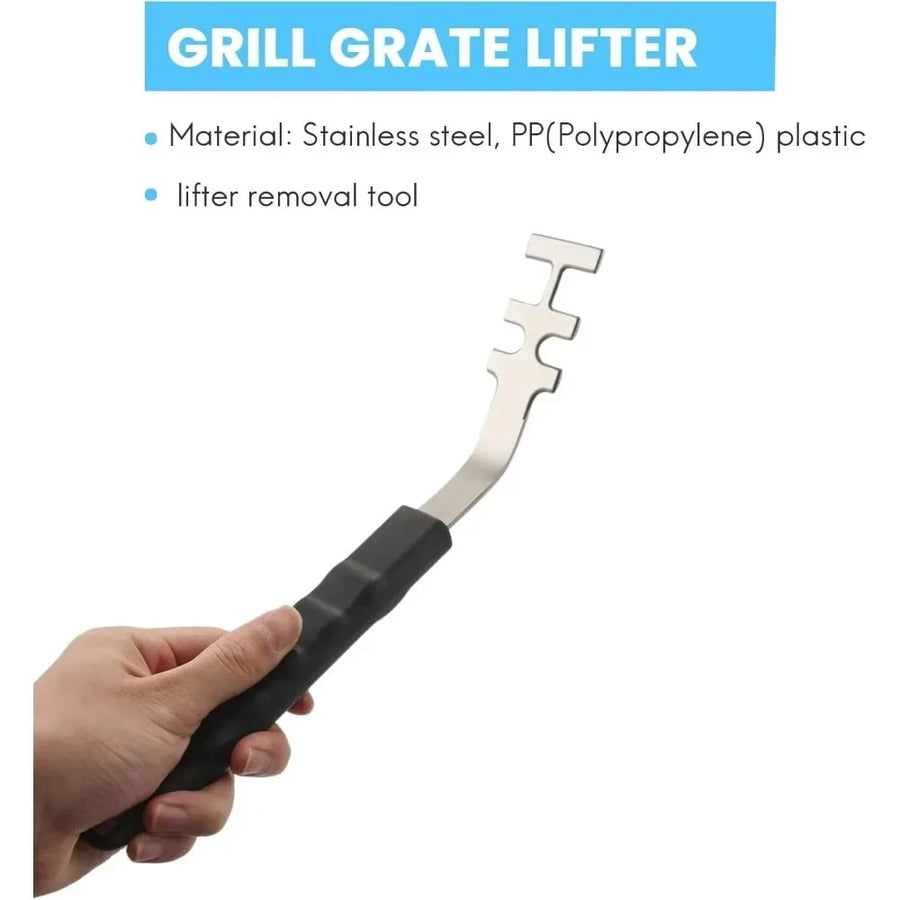 BBQ Grill Grate Lifter Tool, Plastic, 27.5cm