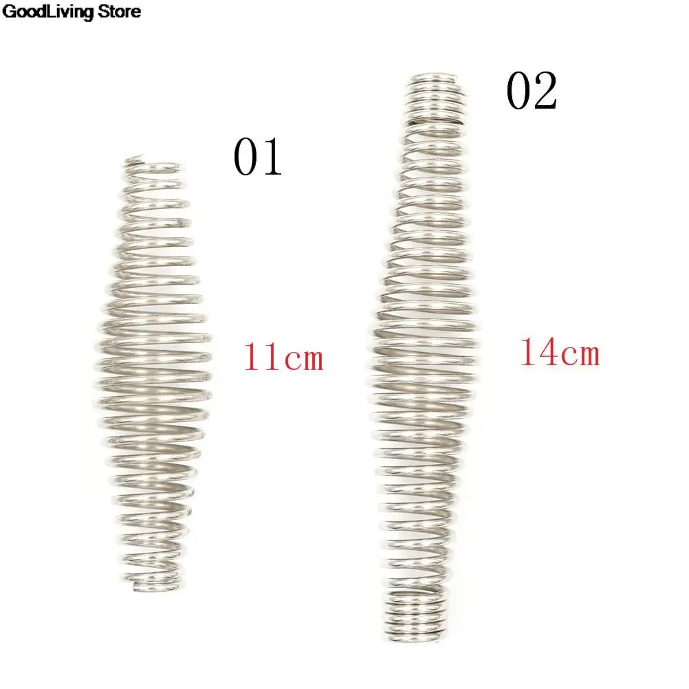 Metal BBQ Handle Spring for Grills, Smokers, Stoves and Fireplaces, 11cm or 14cm