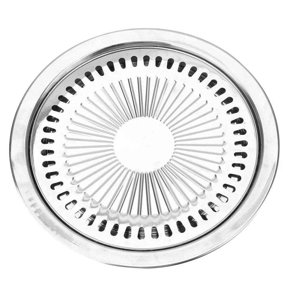 Stainless Steel BBQ Grill Pan 300mm Cooking, Baking & Barbecue Pan NICEYARD