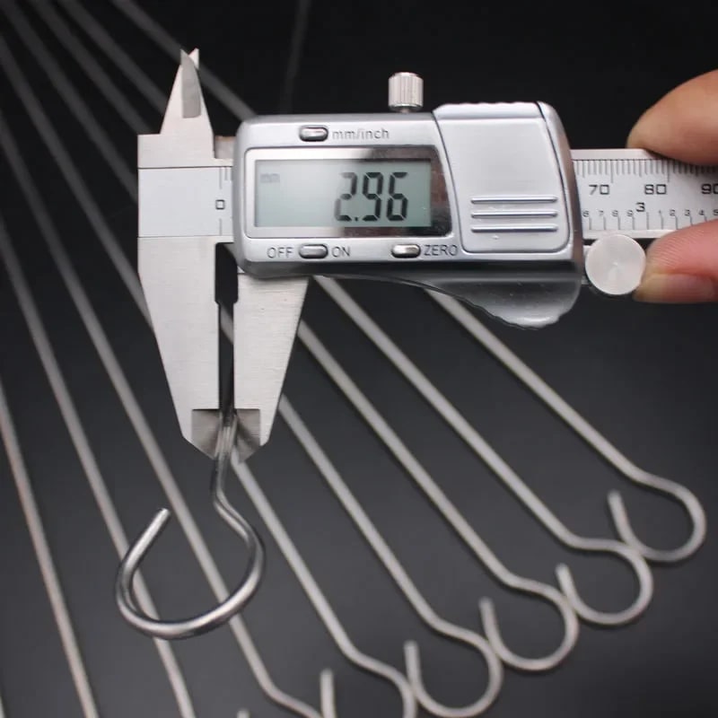 Stainless Steel BBQ Skewers with Looped Ends, 15-50cm, 10 or 20 Pack
