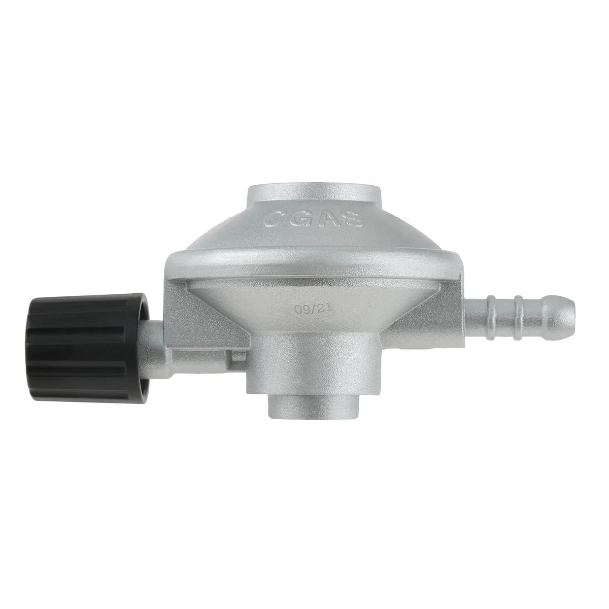 Adjustable Low-Pressure Propane Gas Regulator with Hose Barb for 1 lb Bottles