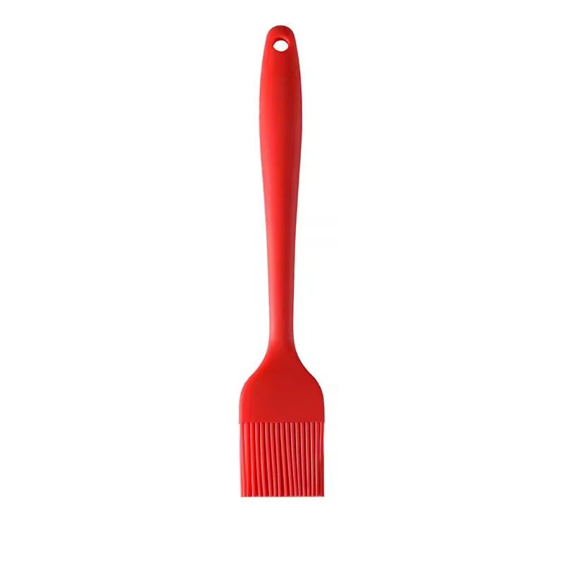 Silicone Basting Brush for BBQ, Grilling and Baking, 20.5cm - Red