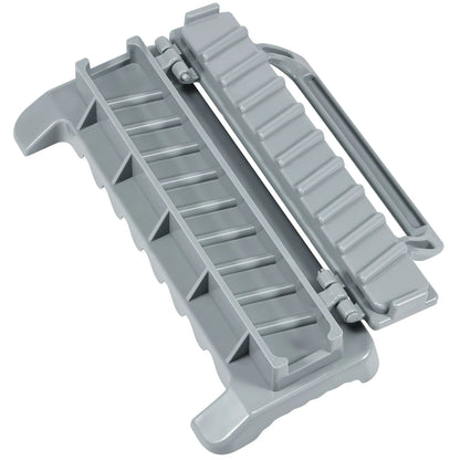 Manual Plastic Kebab Maker Press, Grey, 28 x 12 x 8.5cm