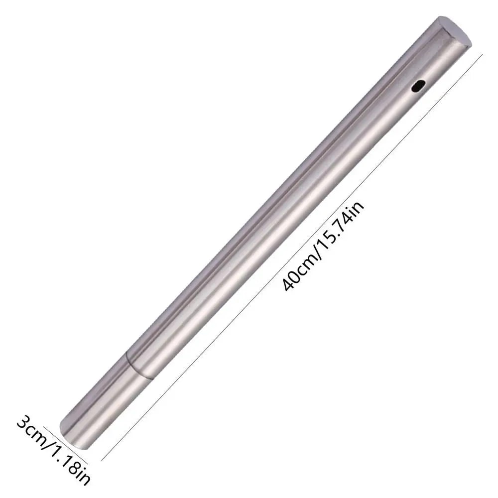 Stainless Steel BBQ Skewer Storage Tube, Reusable Grilling Stick Holder - 3cm Length 40cm