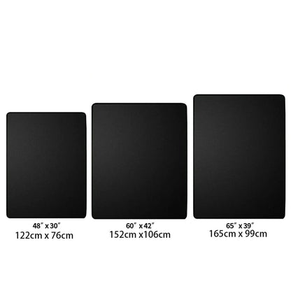 Outdoor BBQ Ground Protection Mat, Foldable Double-Sided Grill Mat, 3 Sizes