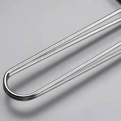 Metal Double-Sided Fish and Meat Grilling Rack with Handle, Multiple Sizes