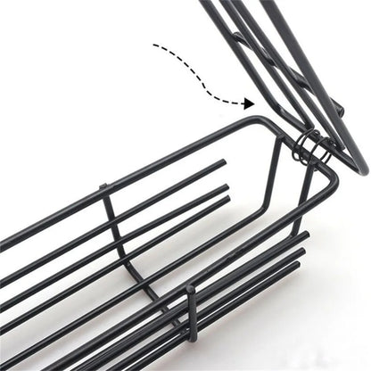 Foldable Metal Grilling Basket with Wooden Handle, 49cm, 2 Pack