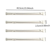 Gas Grill Tube Burners, Stainless Steel, 40.5 x 2.5 cm, Charbroil 468200215