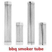 BBQ Smoker Tube in Stainless Steel, 6 or 12 Inch Pellet Smoke Generator