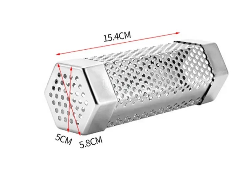 BBQ Smoker Tube in Stainless Steel, 6 or 12 Inch Pellet Smoke Generator