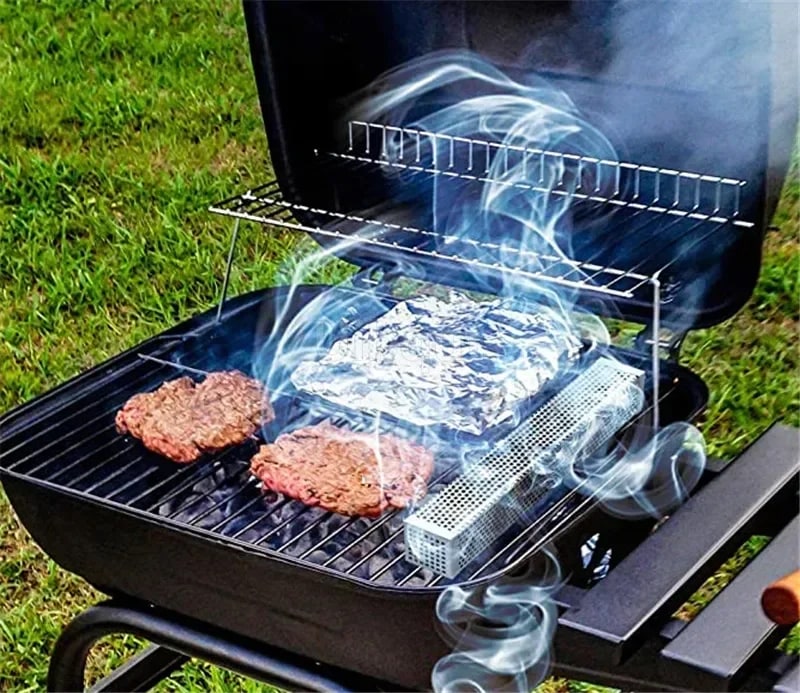 BBQ Smoker Tube in Stainless Steel, 6 or 12 Inch Pellet Smoke Generator