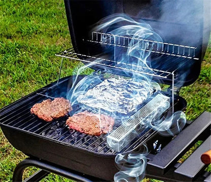 BBQ Smoker Tube in Stainless Steel, 6 or 12 Inch Pellet Smoke Generator