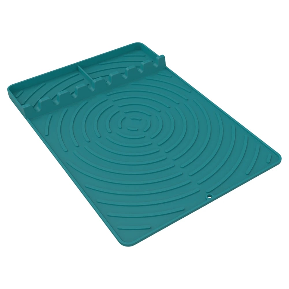 Rubber Grill Mat and Griddle Tool Pad for Ninja FlexFlame, 40.8 x 29.3cm - Green