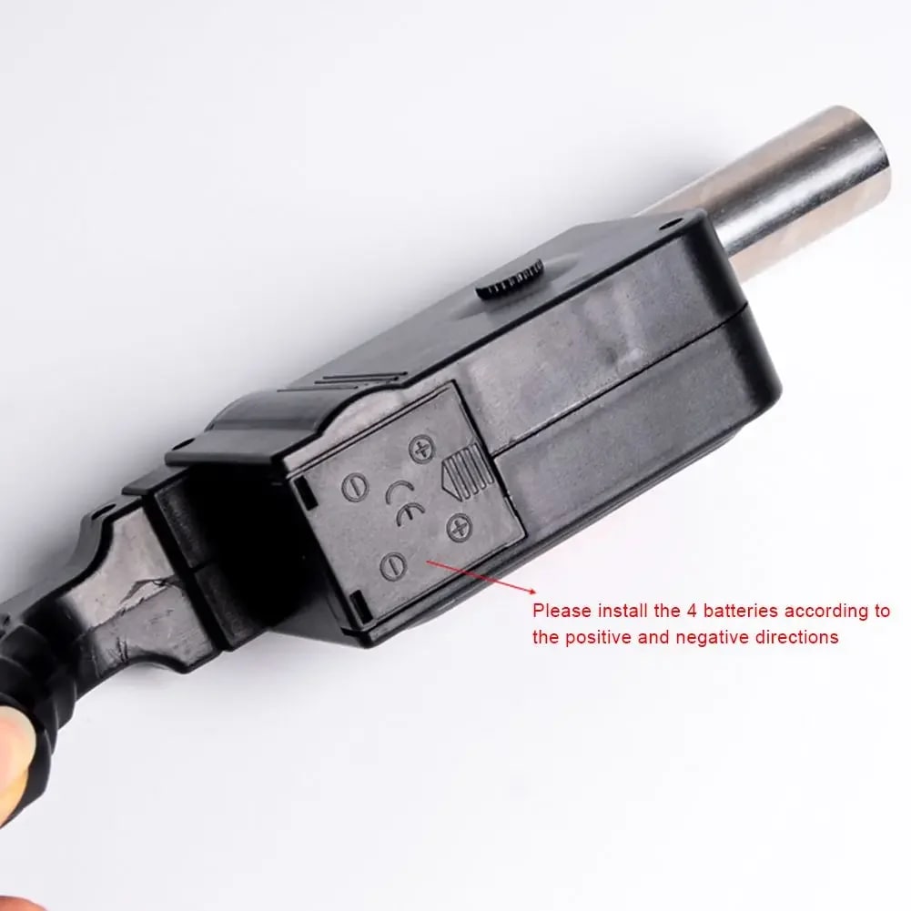Electric BBQ Fan Air Blower with Stainless Steel Tube, Battery Powered