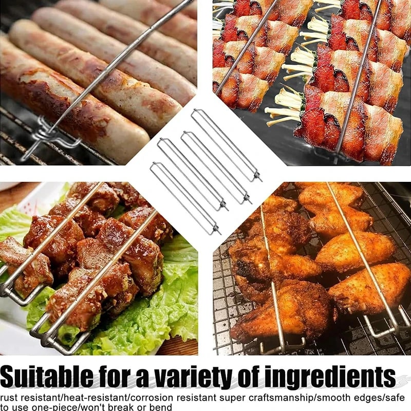 Chicken Wing Grill Rack Stainless Steel 11.8in JT585