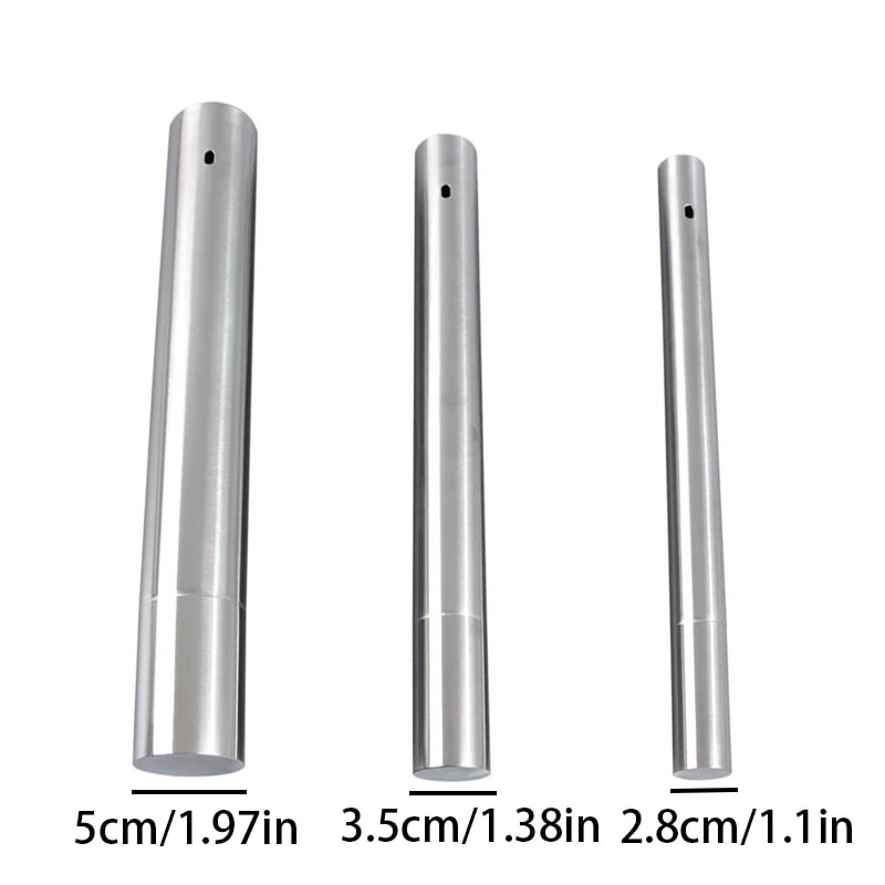 Flat Stainless Steel BBQ Skewers with Storage Tube, Reusable Kebab Grill Sticks