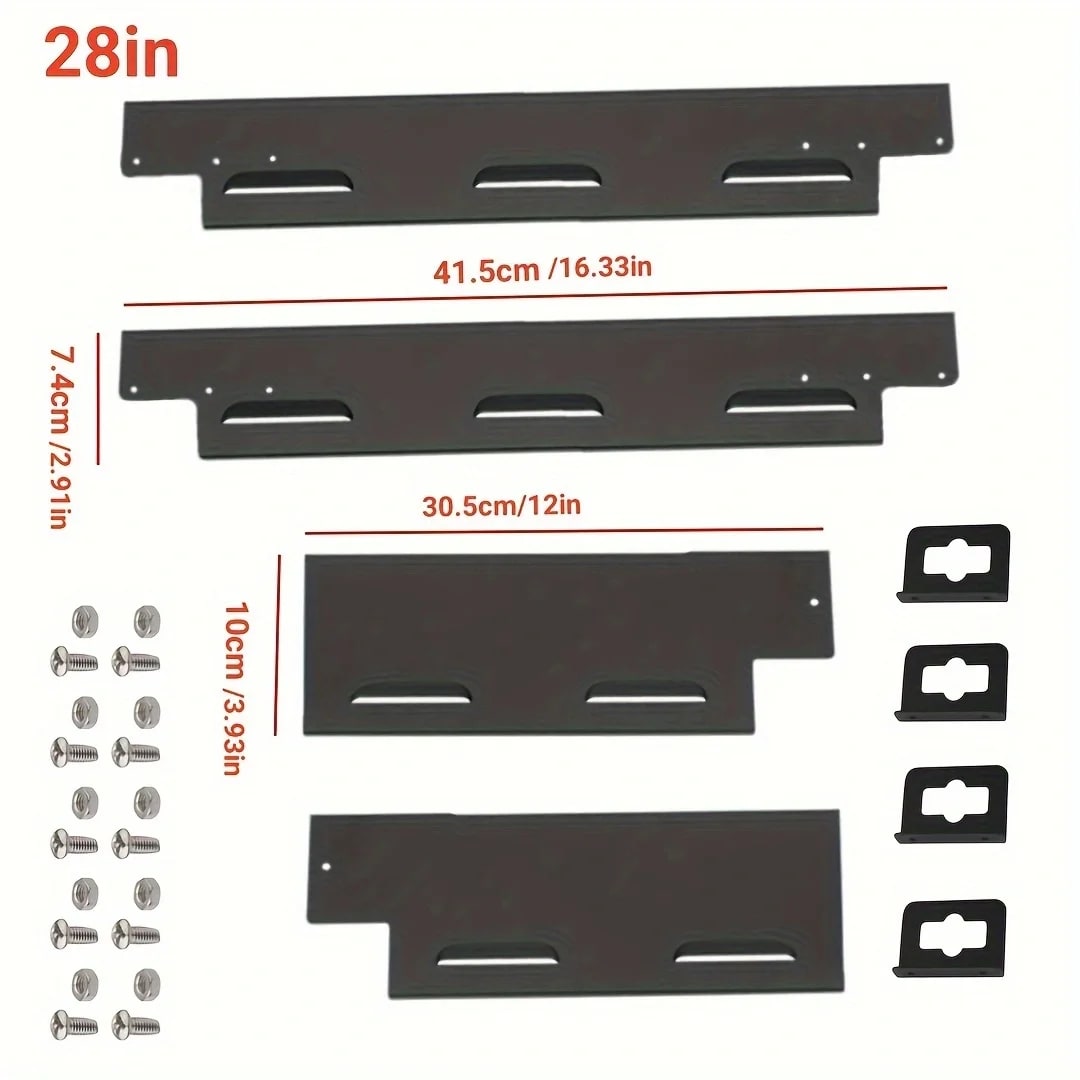 BBQ Wind Screen for Griddles, Non-Stick Coated, 17, 22, 28 or 36 Inch Options - 28 inches