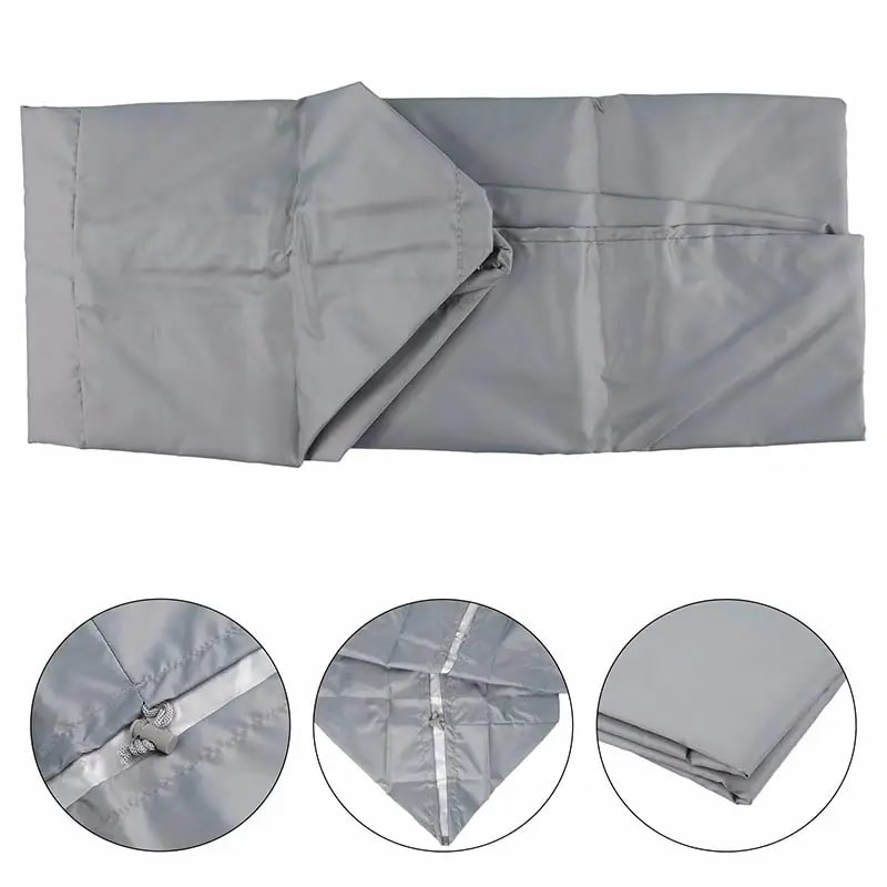 Grey 210D Grill Cover 101 x 49 x 25cm for Weber Traveler Gas Grill