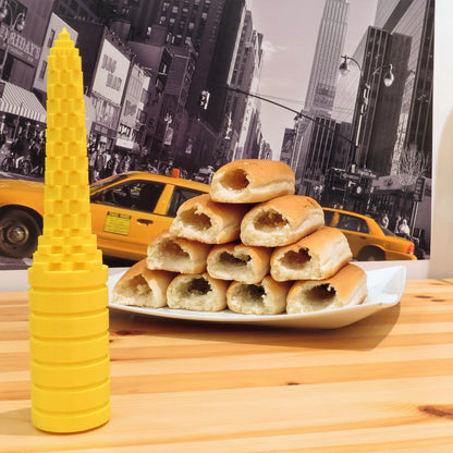 Hot Dog Bun Driller for BBQ Grilling, 19.5cm Tool for Sausages